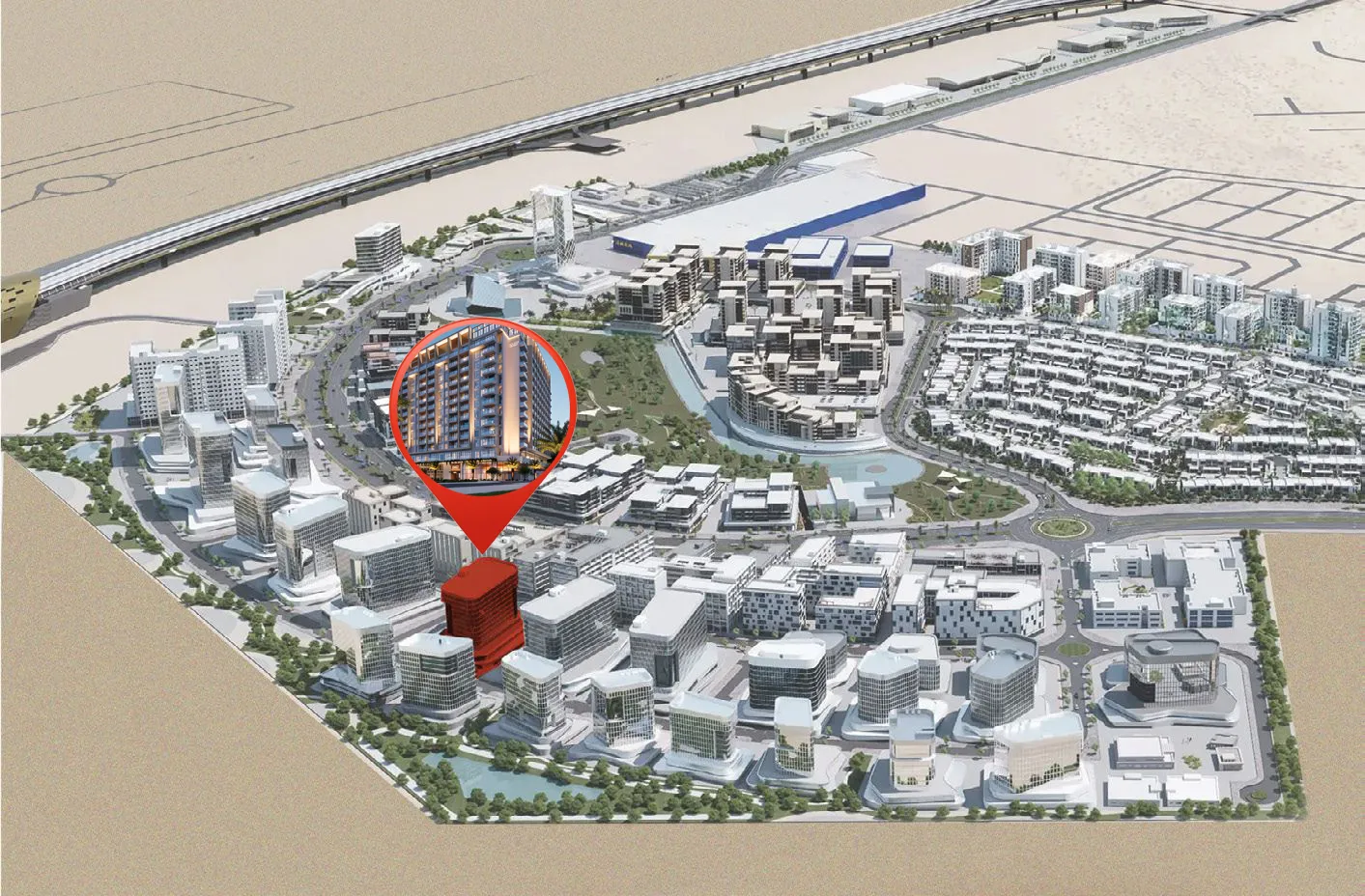 The Collection at Taiyo by LMD, image 7 of 7. Render supplied by developer.