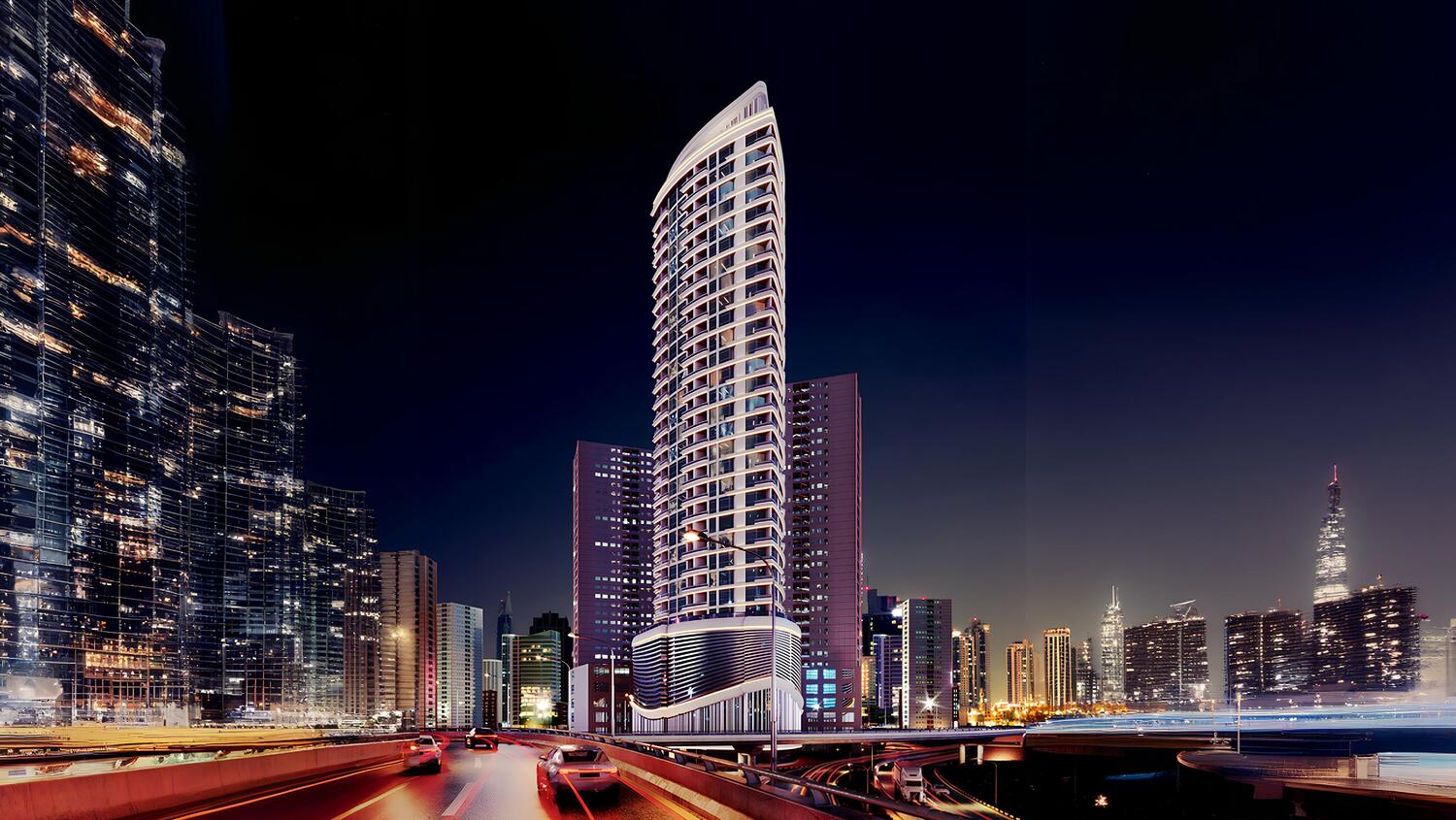Ajman Pearl Tower by GJ Properties, image 2 of 10. Render supplied by developer.