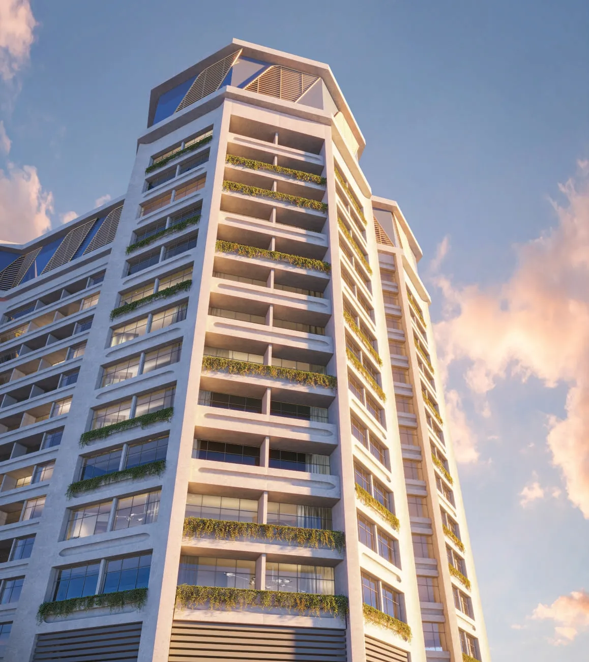 Infinity Tower by GJ Properties, image 2 of 11. Render supplied by developer.