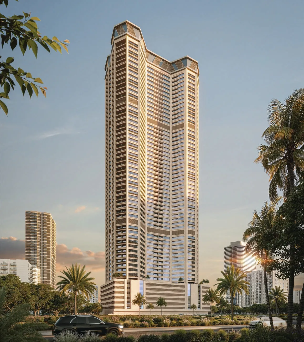Infinity Tower by GJ Properties, image 3 of 11. Render supplied by developer.