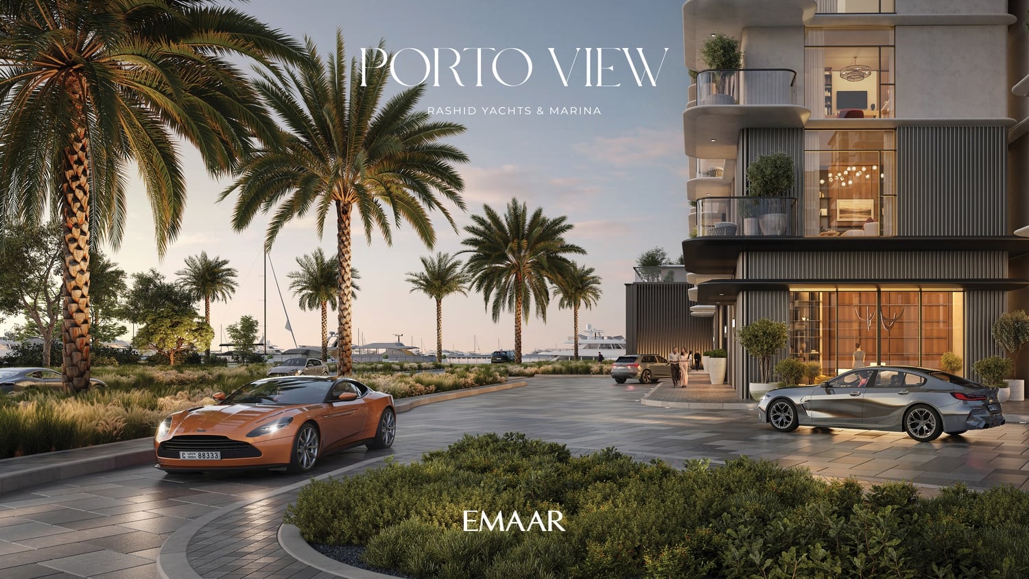 Porto View by Emaar, image 1 of 7. Render supplied by developer.
