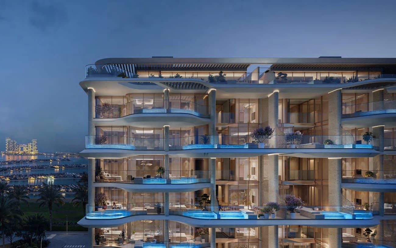 Vitalia Palm Jumeirah Residences by Pinnacle AKS Real Estate Development, image 2 of 11. Render supplied by developer.