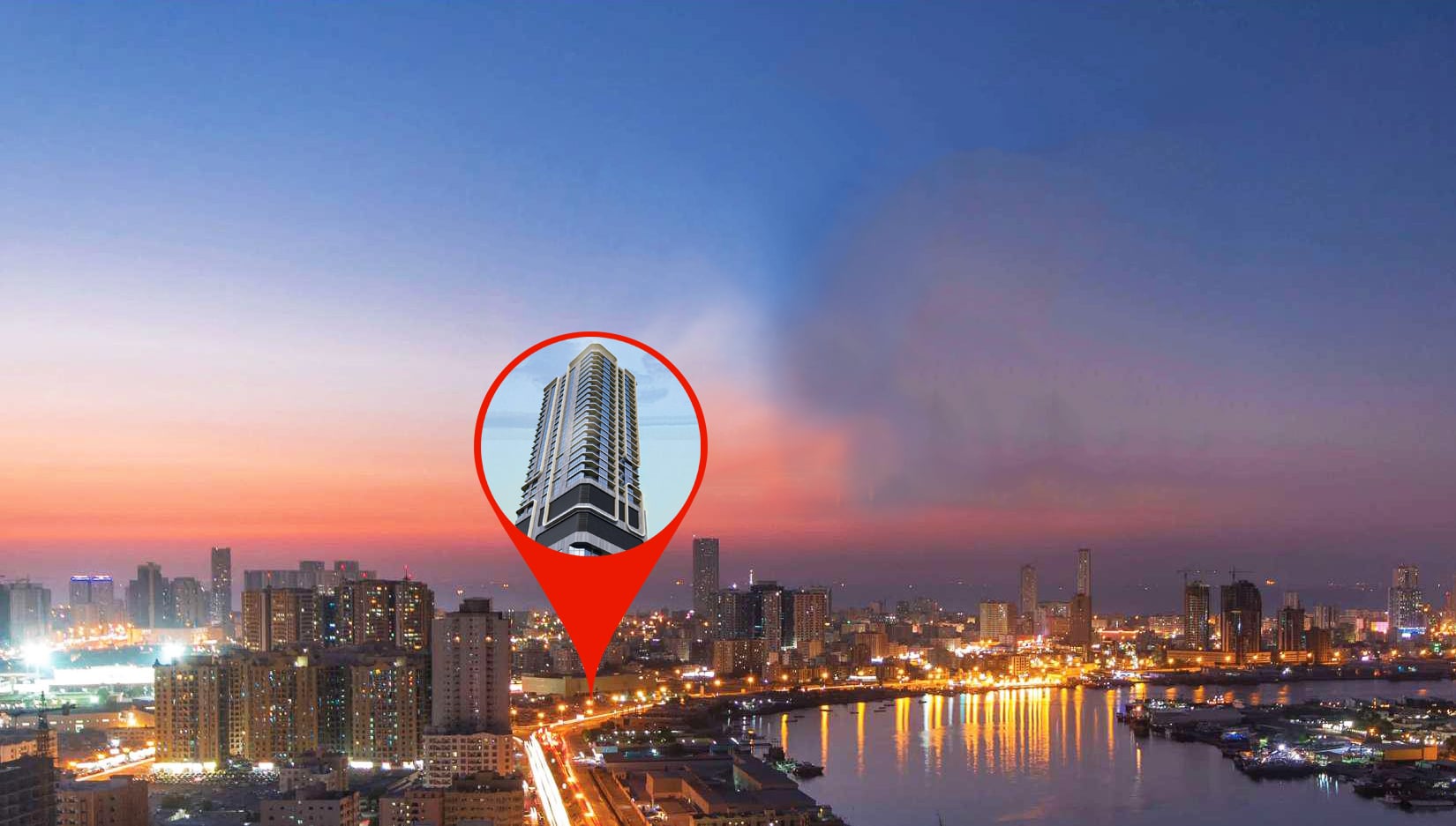 Oasis Tower 3 by GJ Properties, image 8 of 9. Render supplied by developer.