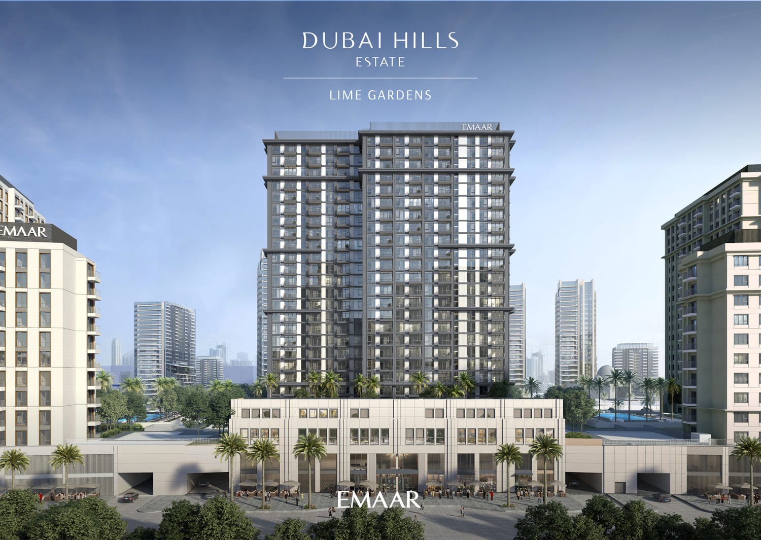 Lime Gardens by Emaar, image 2 of 8. Render supplied by developer.