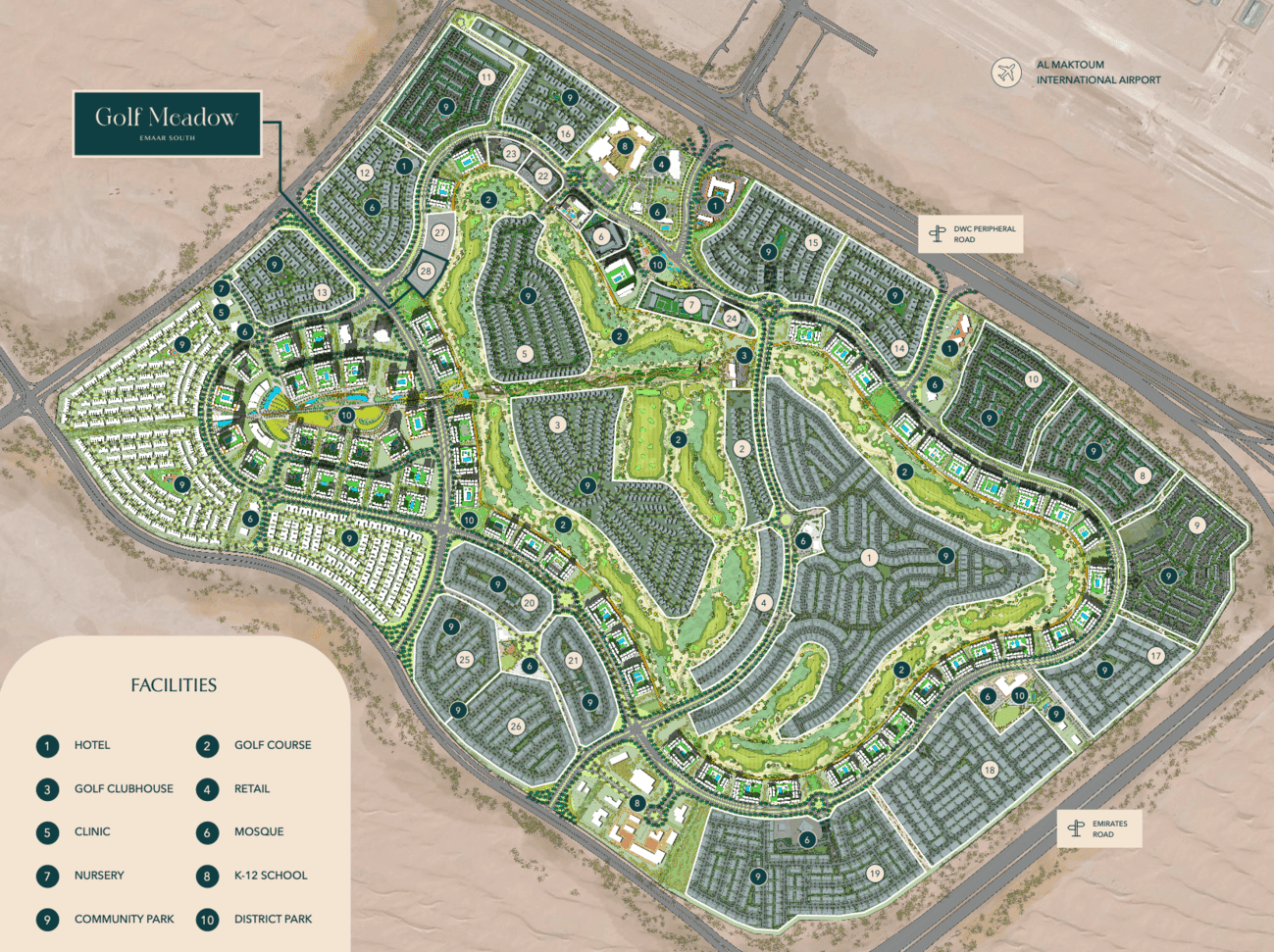 Golf Meadow by Emaar, image 6 of 6. Render supplied by developer.