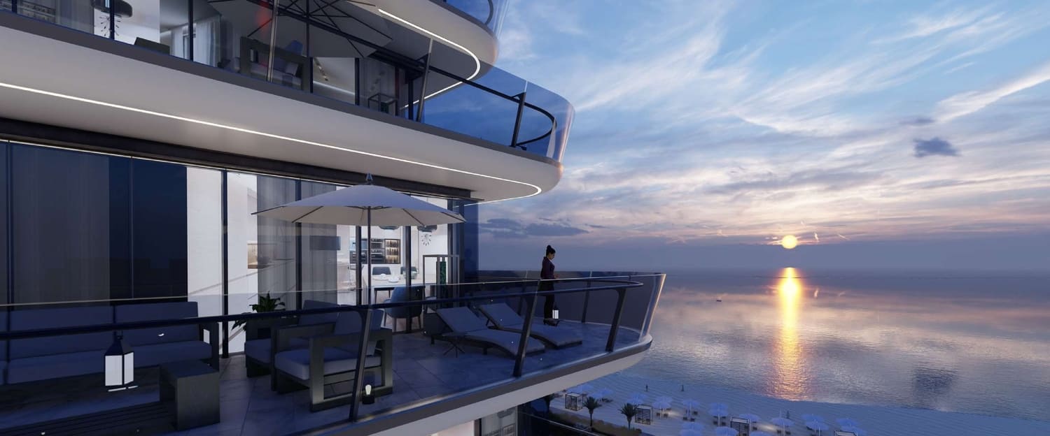 Yas Beach Residence by Siadah Development, image 4 of 8. Render supplied by developer.