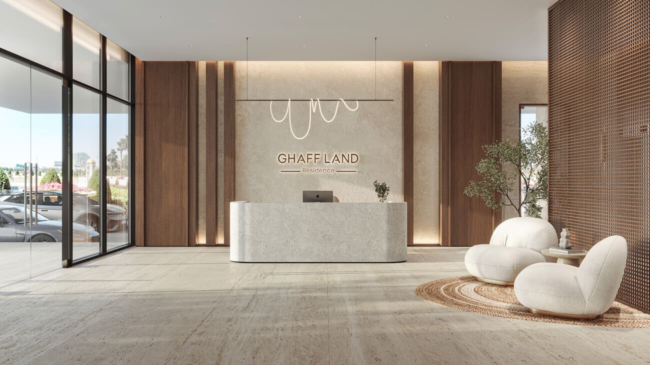 Ghaff Land Residence by Arabian Gulf Properties, image 7 of 7. Render supplied by developer.