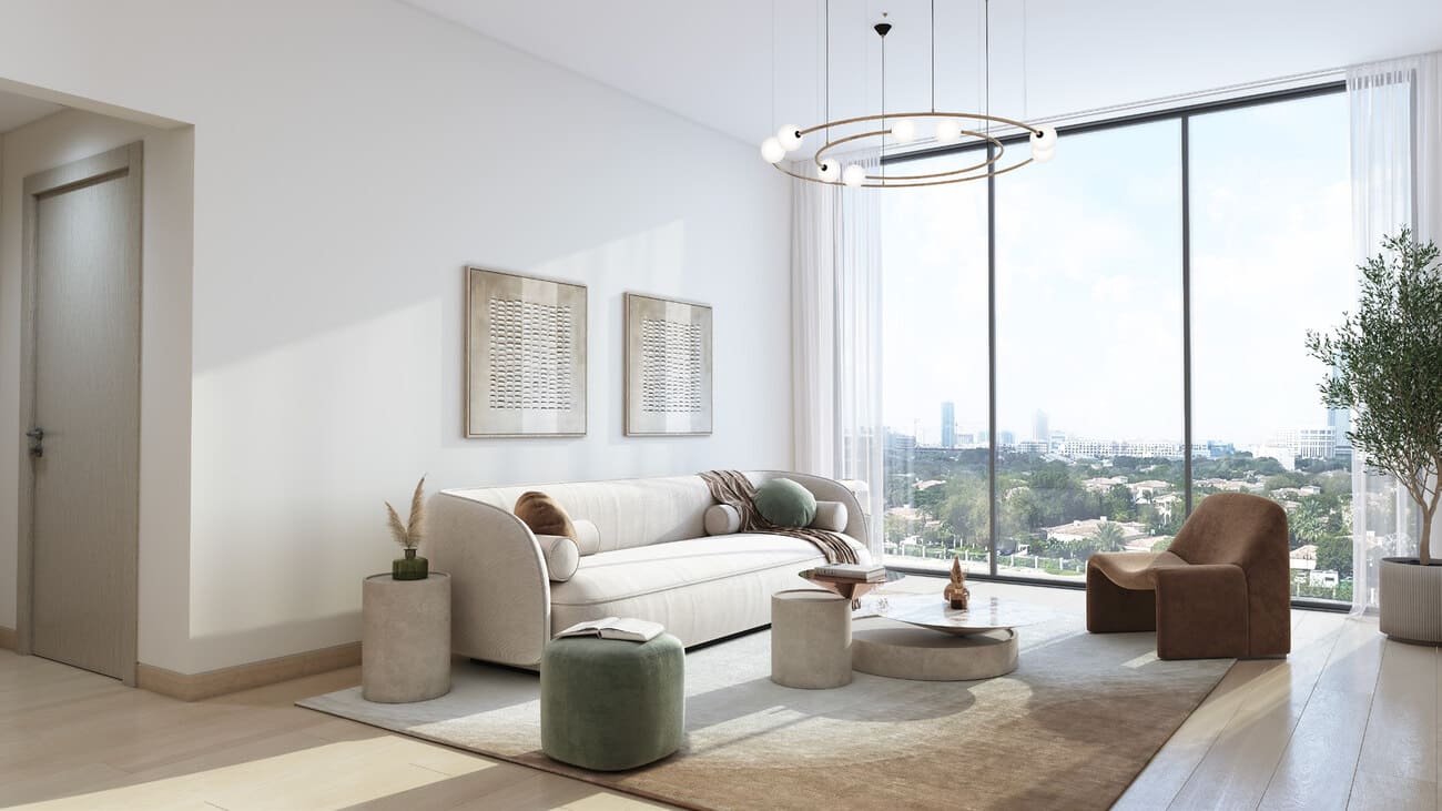 Ghaff Land Residence by Arabian Gulf Properties, image 5 of 7. Render supplied by developer.