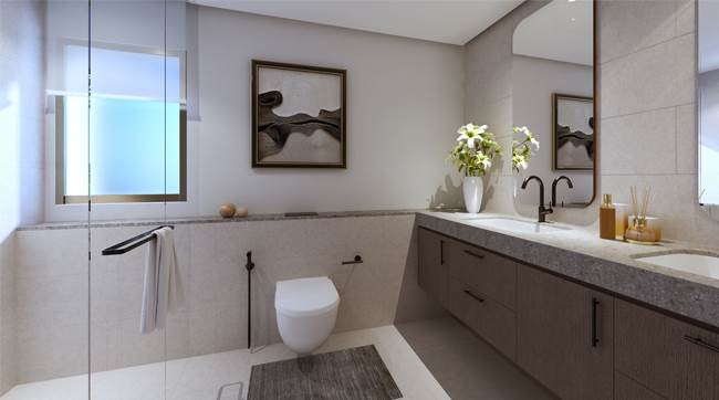 La Violetta 2 by Dubai Properties, image 7 of 9. Render supplied by developer.