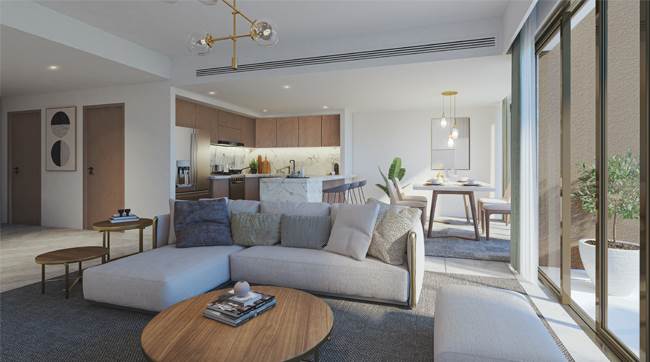 La Violetta 2 by Dubai Properties, image 8 of 9. Render supplied by developer.