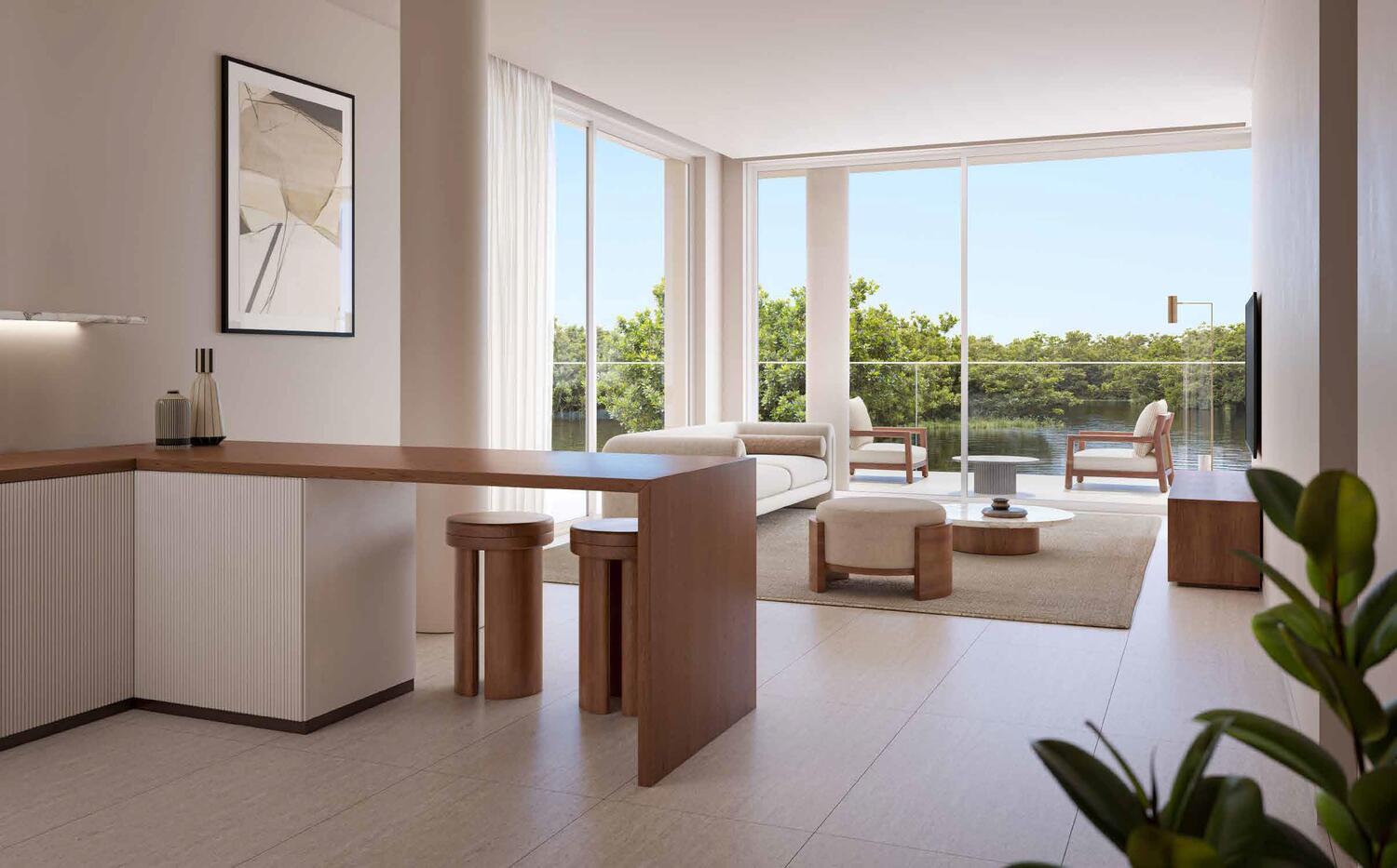 Creekside Residence by Al Zorah Development Company, image 6 of 11. Render supplied by developer.