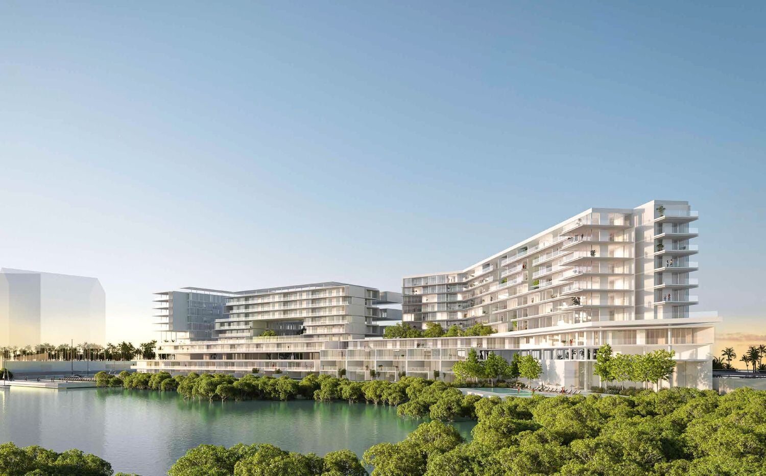 Creekside Residence by Al Zorah Development Company, image 1 of 11. Render supplied by developer.