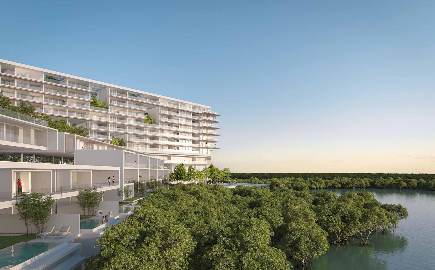 Creekside Residence by Al Zorah Development Company, image 3 of 11. Render supplied by developer.