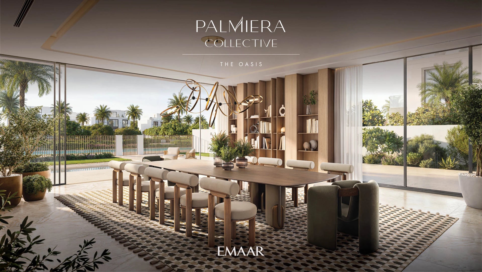 The Oasis - Palmiera Collective by Emaar, image 8 of 9. Render supplied by developer.