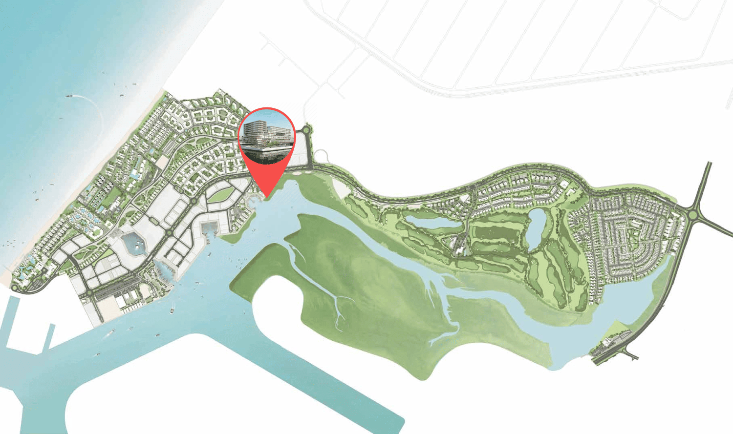 Gateway Porto Al Zorah by Al Zorah Development Company, image 10 of 10. Render supplied by developer.