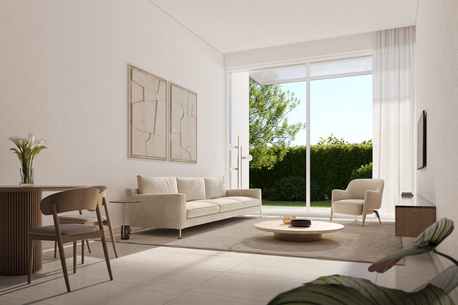 Sealine Residence by Al Zorah Development Company, image 4 of 19. Render supplied by developer.