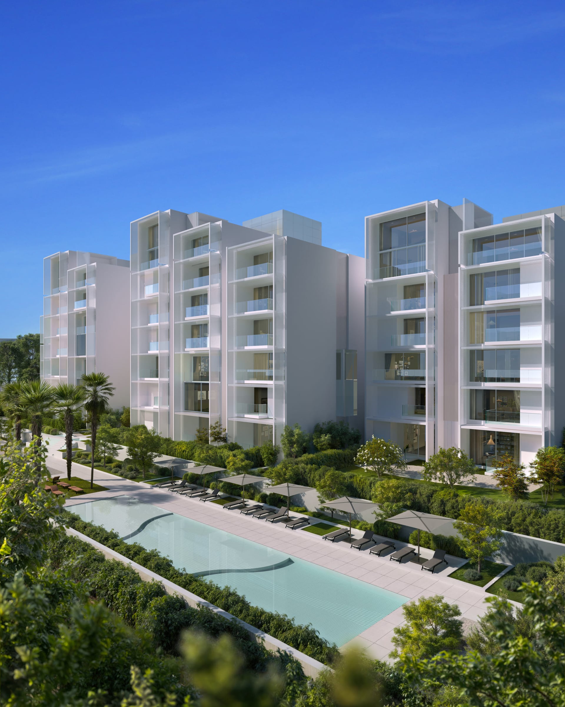 Sealine Residence by Al Zorah Development Company, image 2 of 19. Render supplied by developer.
