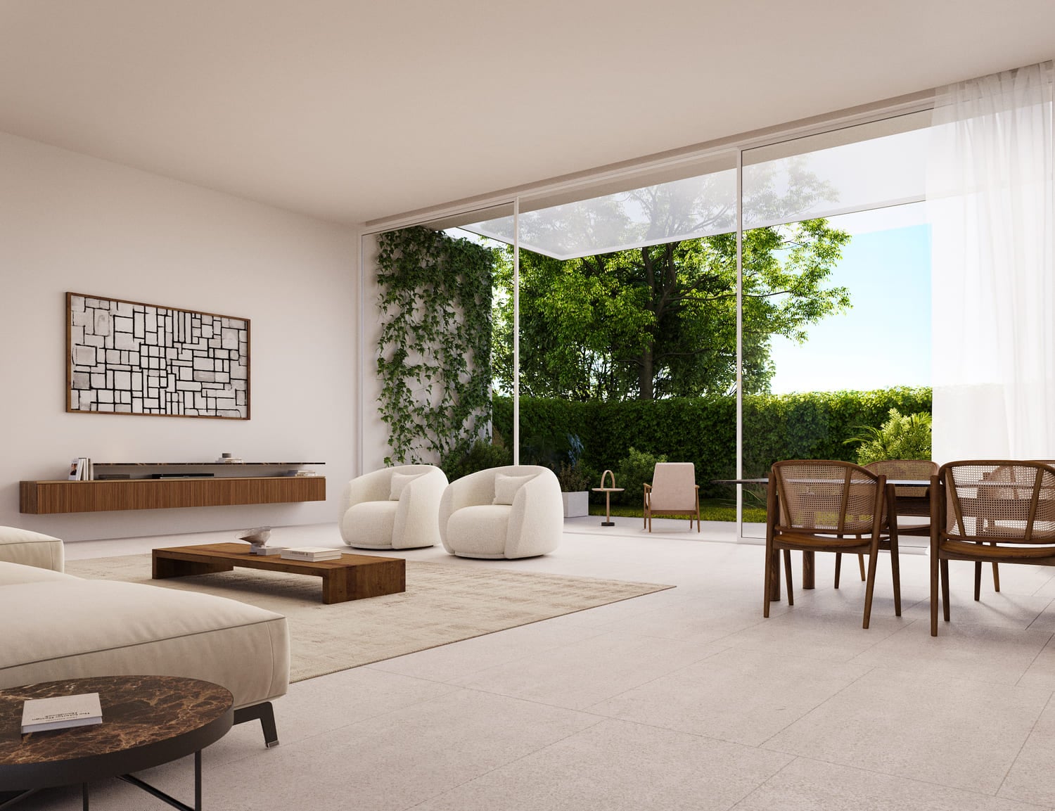Sealine Residence by Al Zorah Development Company, image 5 of 19. Render supplied by developer.