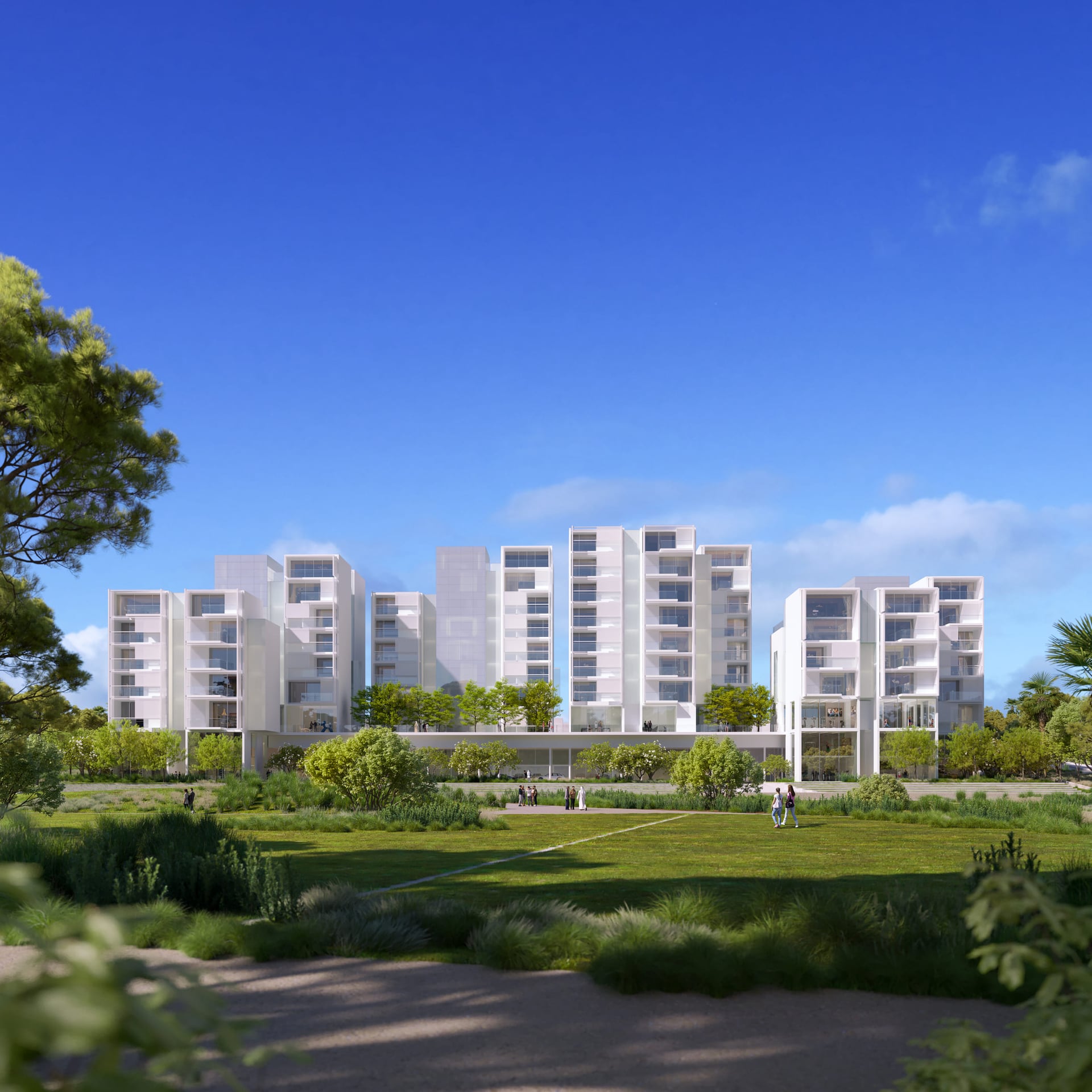 Sealine Residence by Al Zorah Development Company, image 3 of 19. Render supplied by developer.