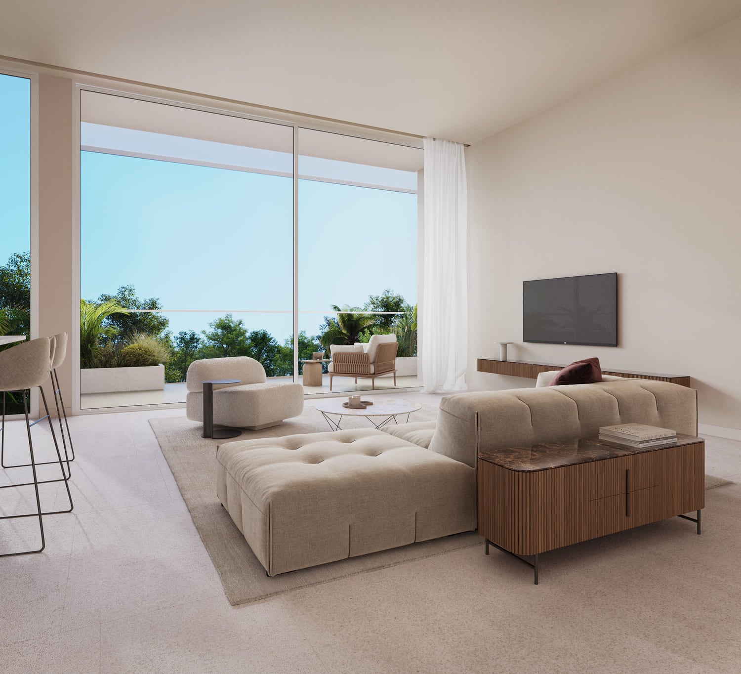 Sealine Residence by Al Zorah Development Company, image 11 of 19. Render supplied by developer.