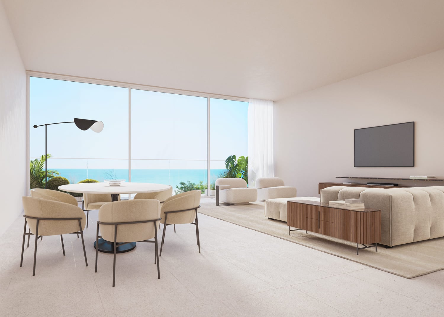 Sealine Residence by Al Zorah Development Company, image 16 of 19. Render supplied by developer.