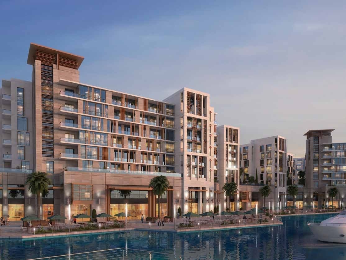 Dubai Wharf, image 1 of 7. Render supplied by developer.