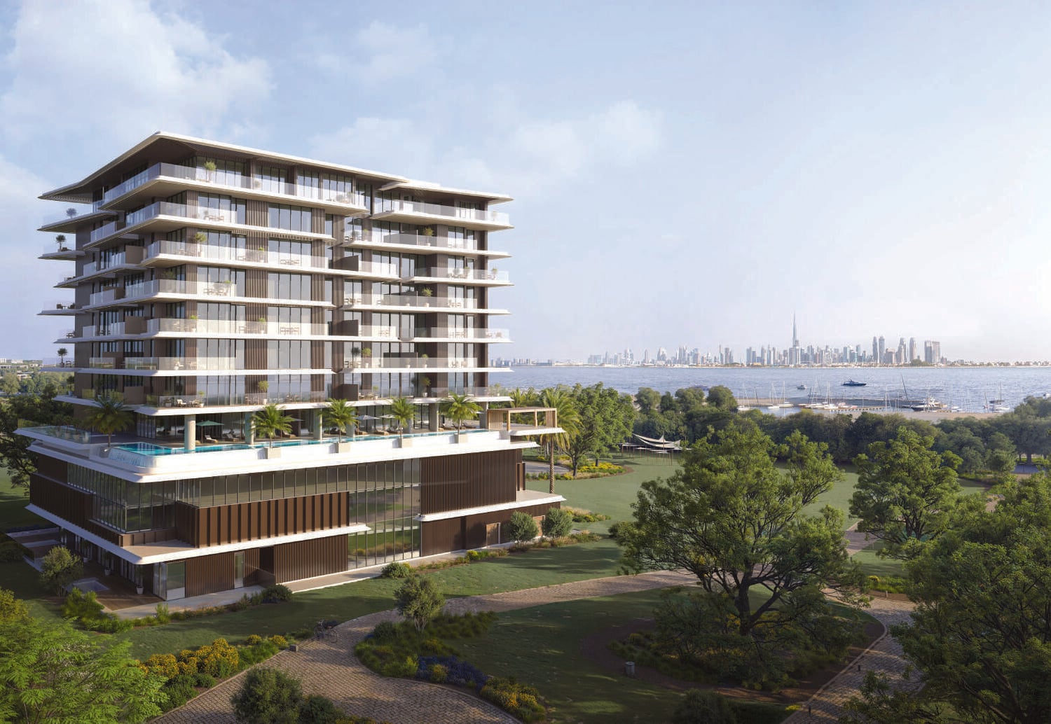 Isolana Residences by Hayaat Developments, image 3 of 18. Render supplied by developer.