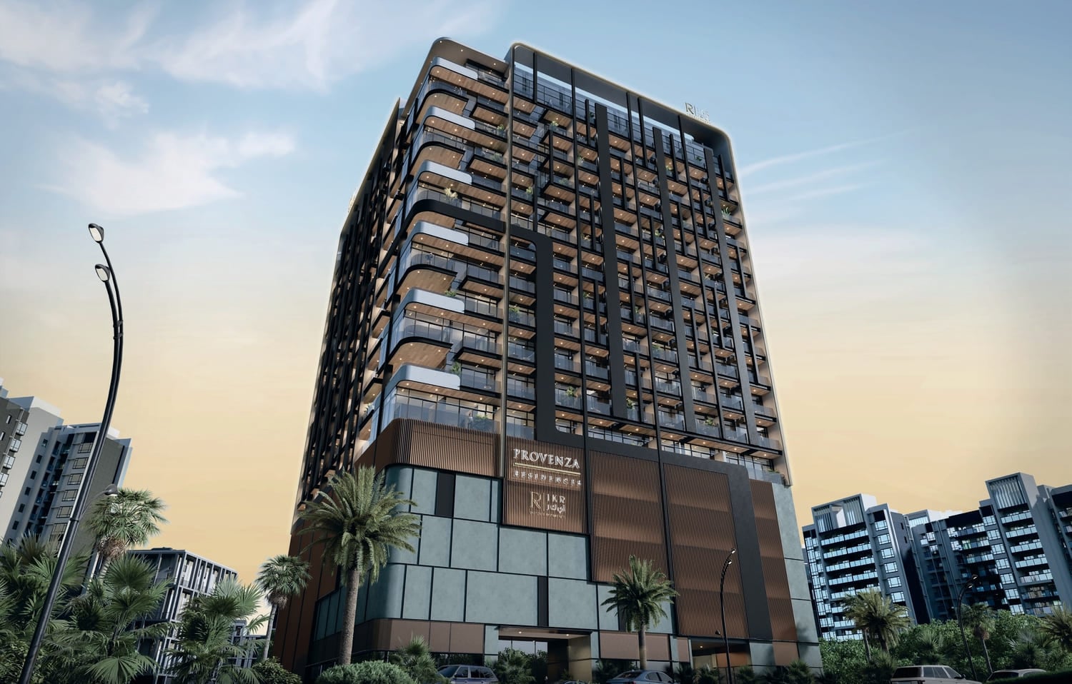 Provenza Residences by IKR Development, image 1 of 11. Render supplied by developer.