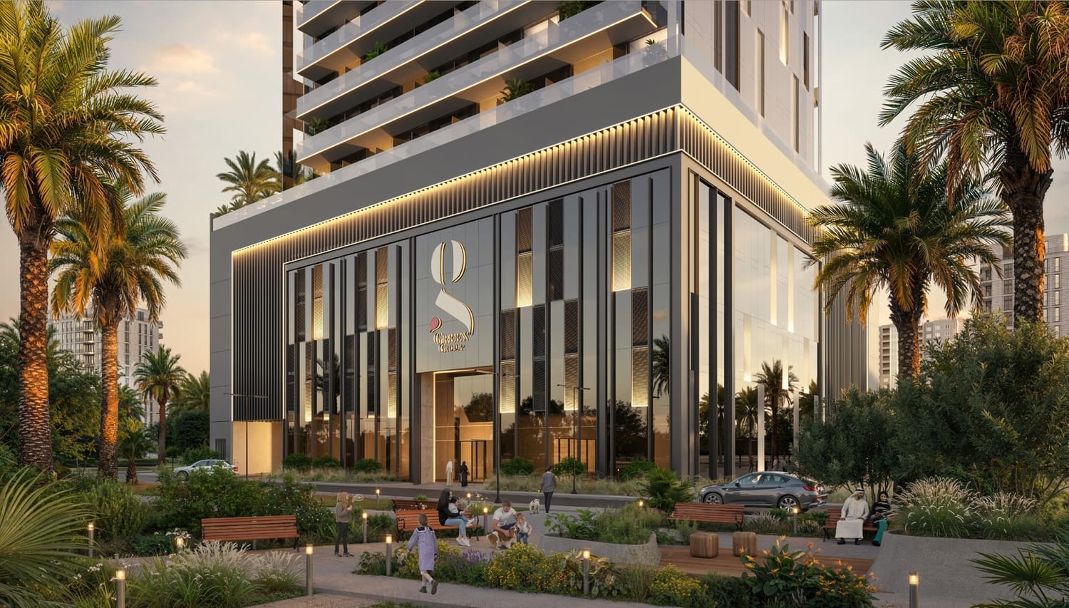 The Autograph i Series Residence by Green Group, image 1 of 17. Render supplied by developer.