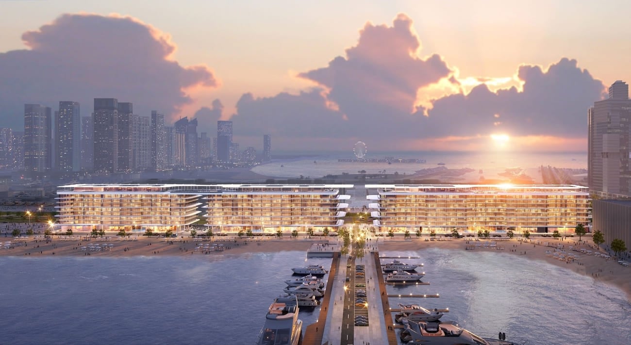 Dubai Harbour Residence by H&H Development, image 1 of 13. Render supplied by developer.