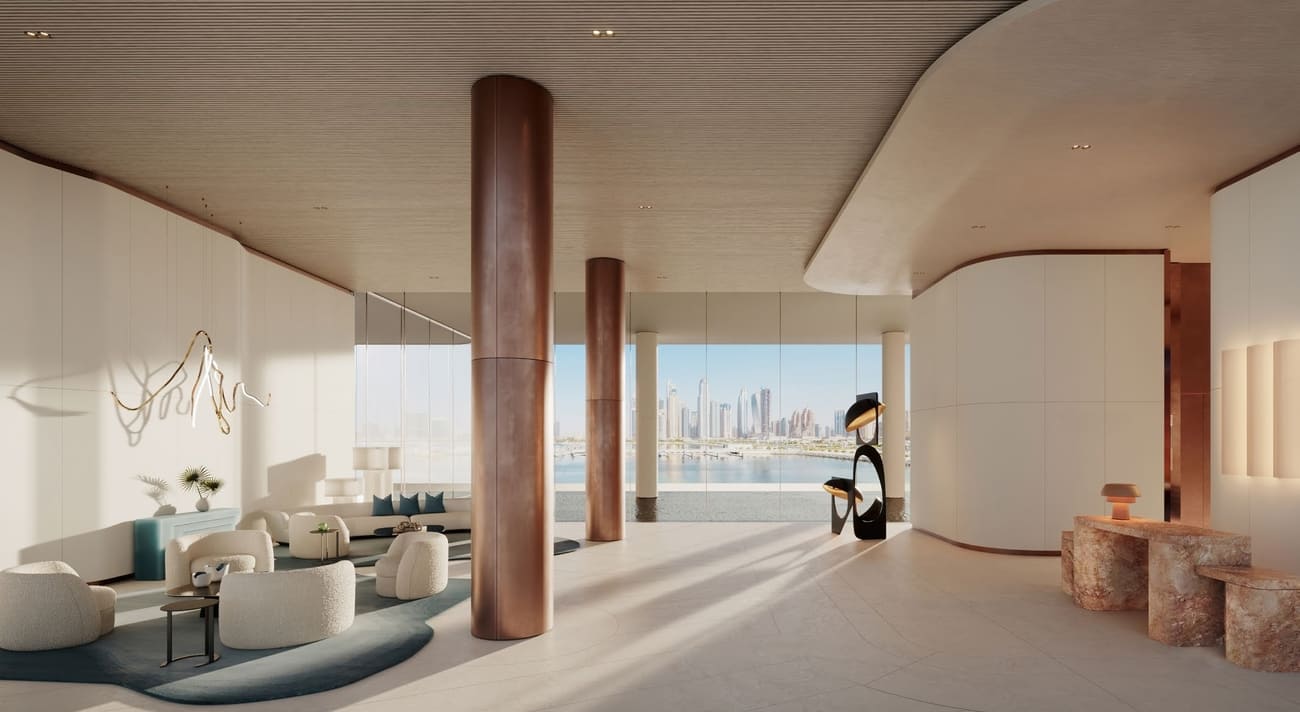 Dubai Harbour Residence by H&H Development, image 12 of 13. Render supplied by developer.