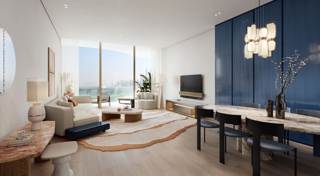 Dubai Harbour Residence by H&H Development, image 6 of 13. Render supplied by developer.