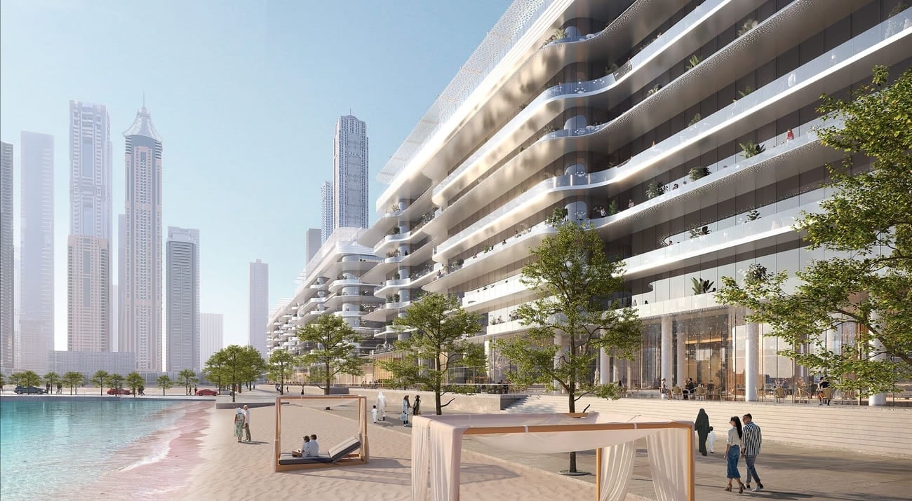 Dubai Harbour Residence by H&H Development, image 2 of 13. Render supplied by developer.