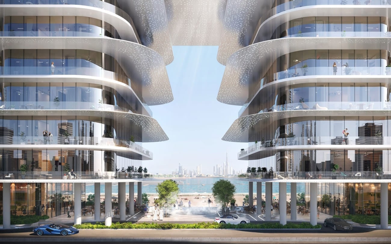 Dubai Harbour Residence by H&H Development, image 4 of 13. Render supplied by developer.