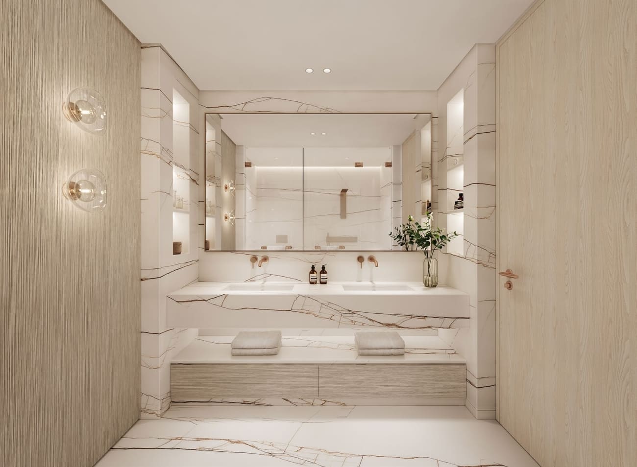Dubai Harbour Residence by H&H Development, image 8 of 13. Render supplied by developer.