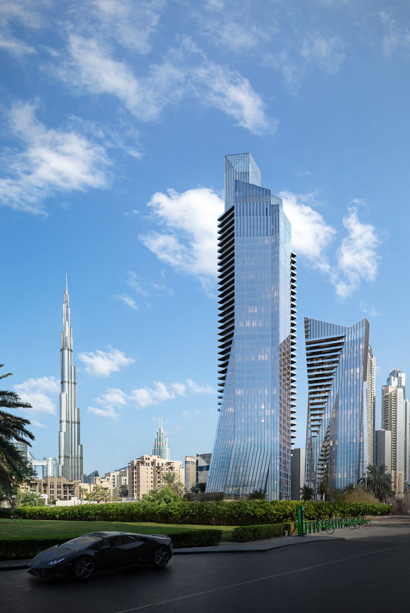 Baccarat Residences by H&H Development, image 1 of 18. Render supplied by developer.