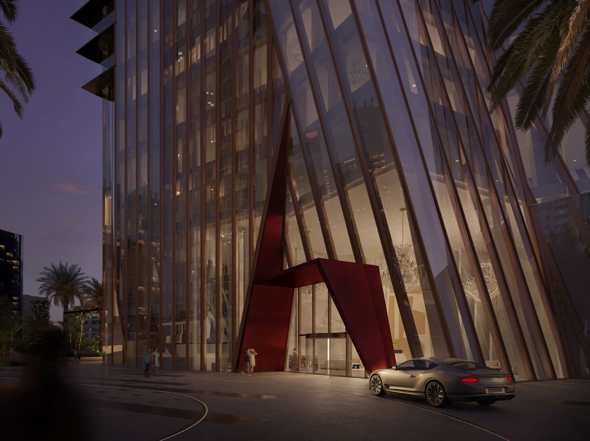 Baccarat Residences by H&H Development, image 2 of 18. Render supplied by developer.