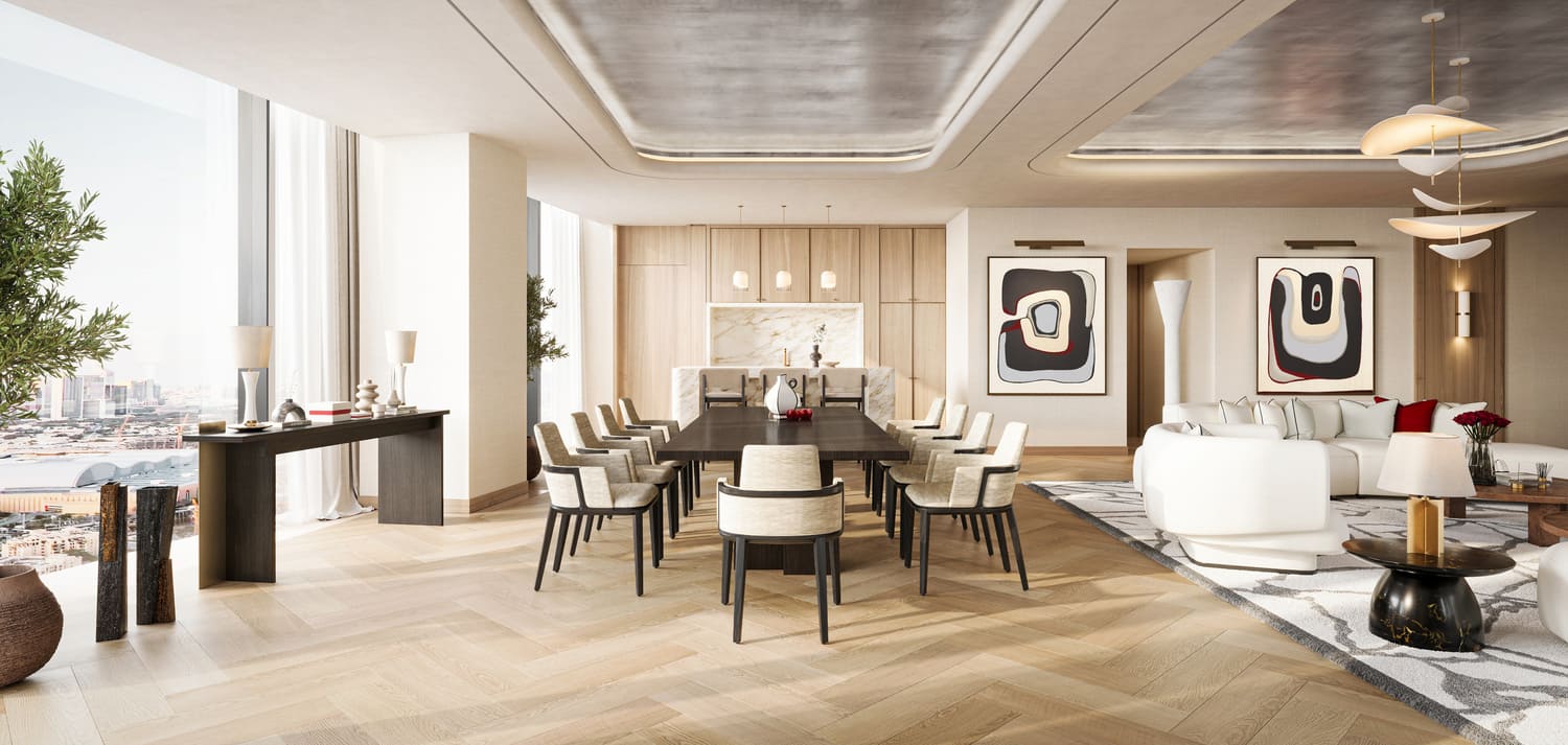 Baccarat Residences by H&H Development, image 9 of 18. Render supplied by developer.