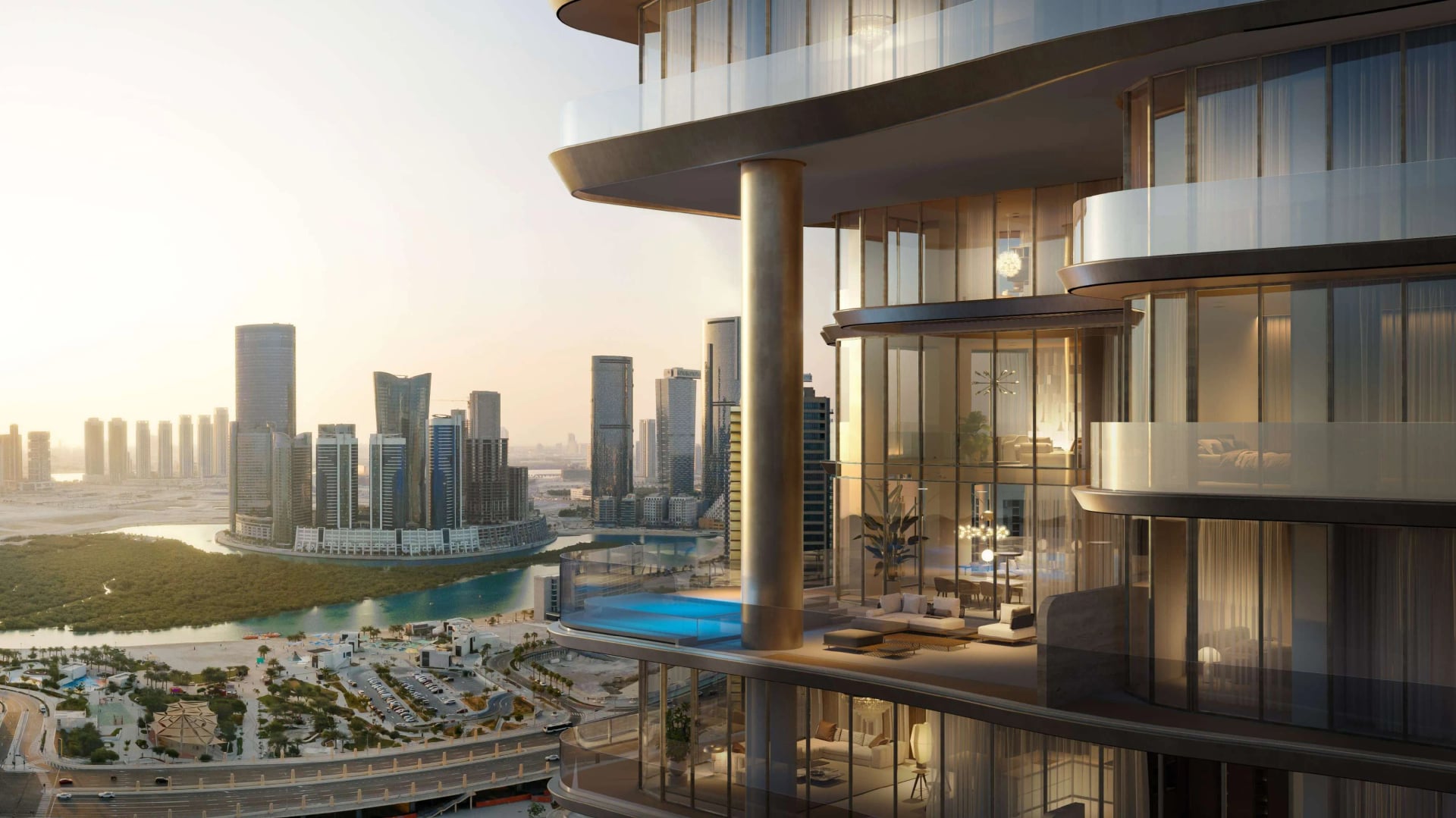 A1LA Residence by Object One, image 3 of 17. Render supplied by developer.