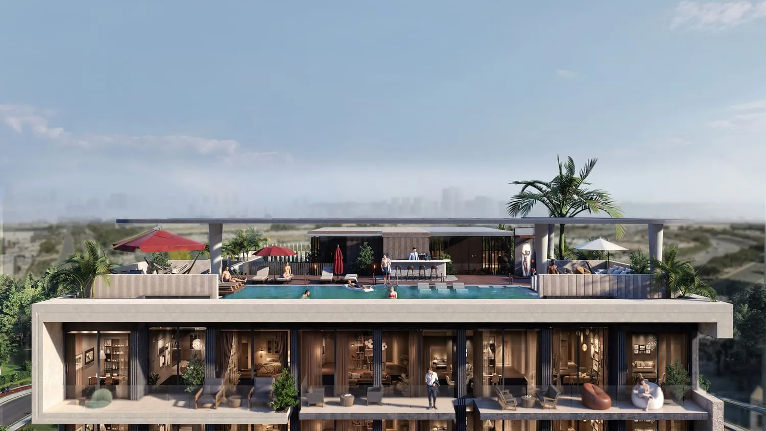 Vista Verde by Fakhruddin Properties, image 4 of 21. Render supplied by developer.