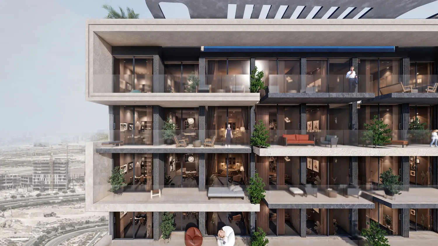 Vista Verde by Fakhruddin Properties, image 5 of 21. Render supplied by developer.