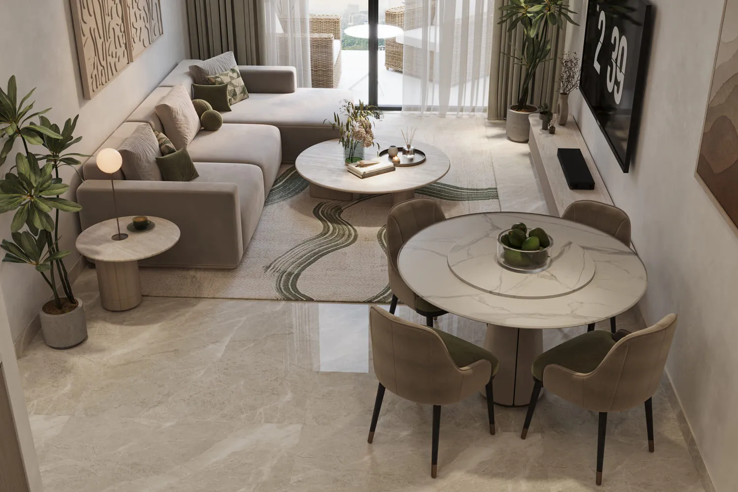 Vista Verde by Fakhruddin Properties, image 15 of 21. Render supplied by developer.