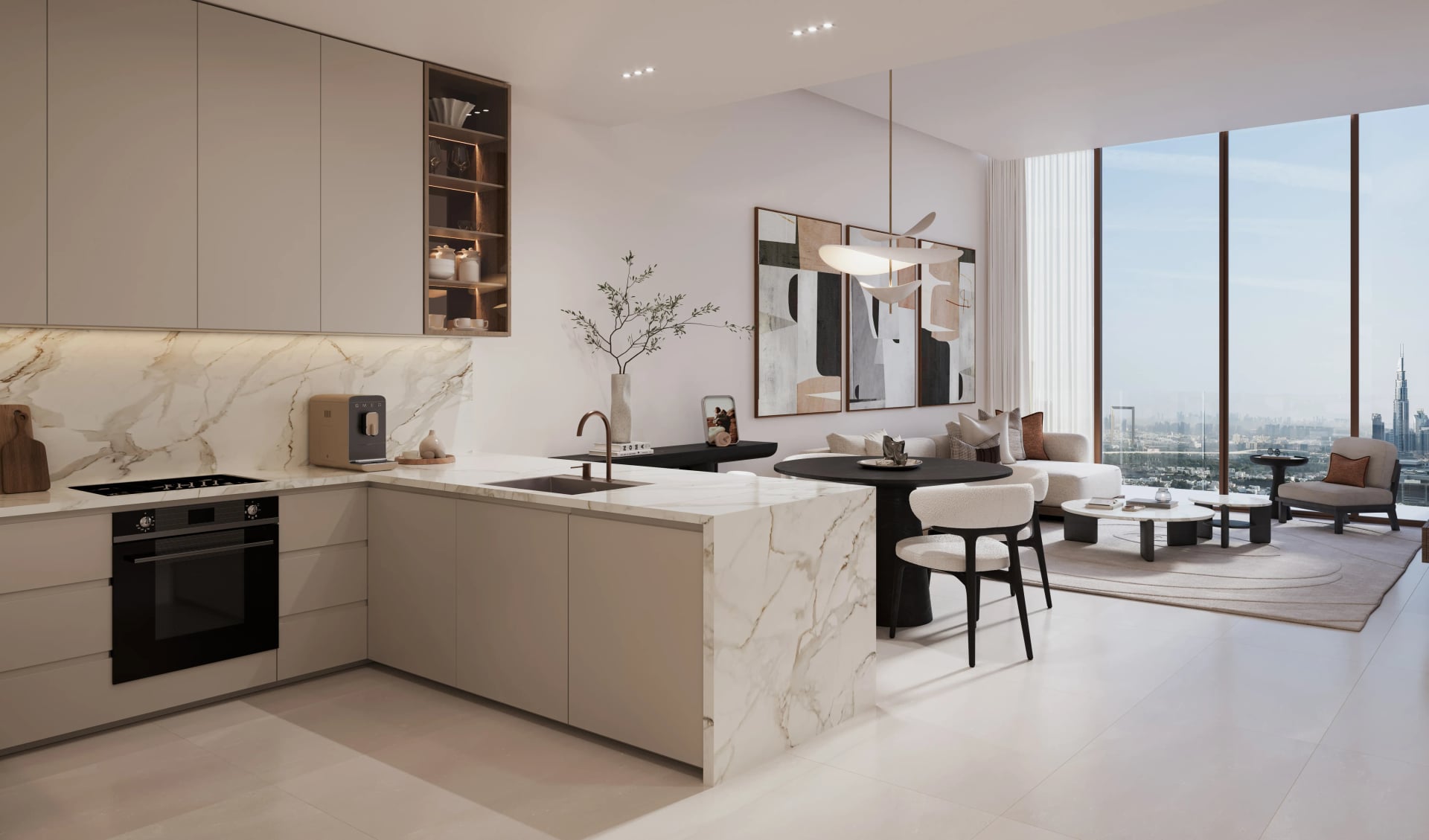 The Residences DIFC Zabeel District by Dubai International Financial Centre (DIFC), image 6 of 13. Render supplied by developer.