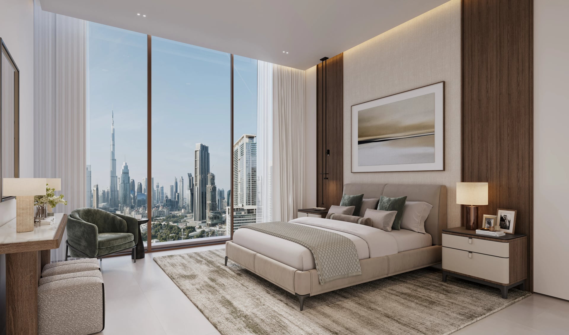 The Residences DIFC Zabeel District by Dubai International Financial Centre (DIFC), image 8 of 13. Render supplied by developer.