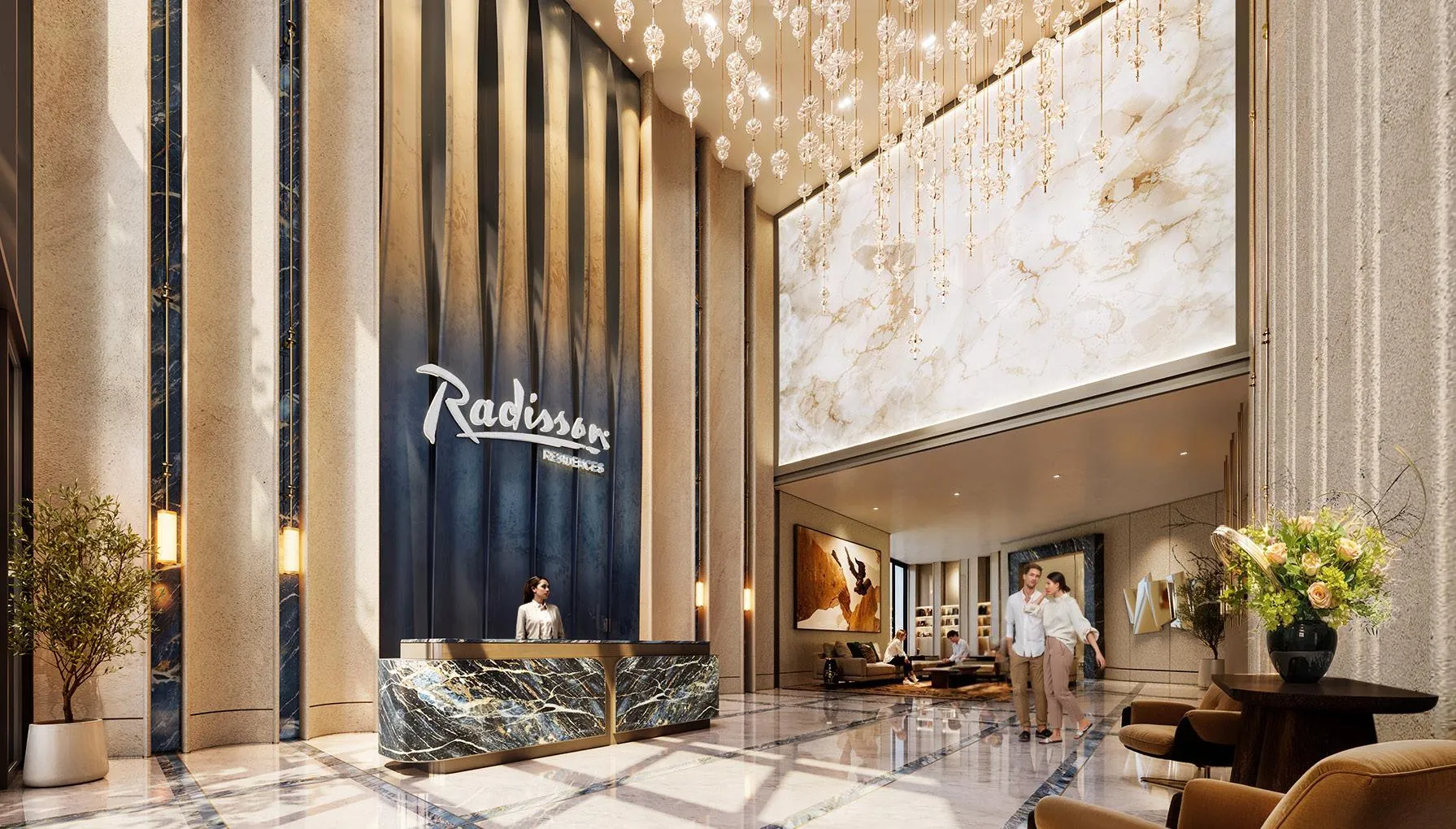 Radisson Residences Tower 3 by Royal Group, image 13 of 14. Render supplied by developer.