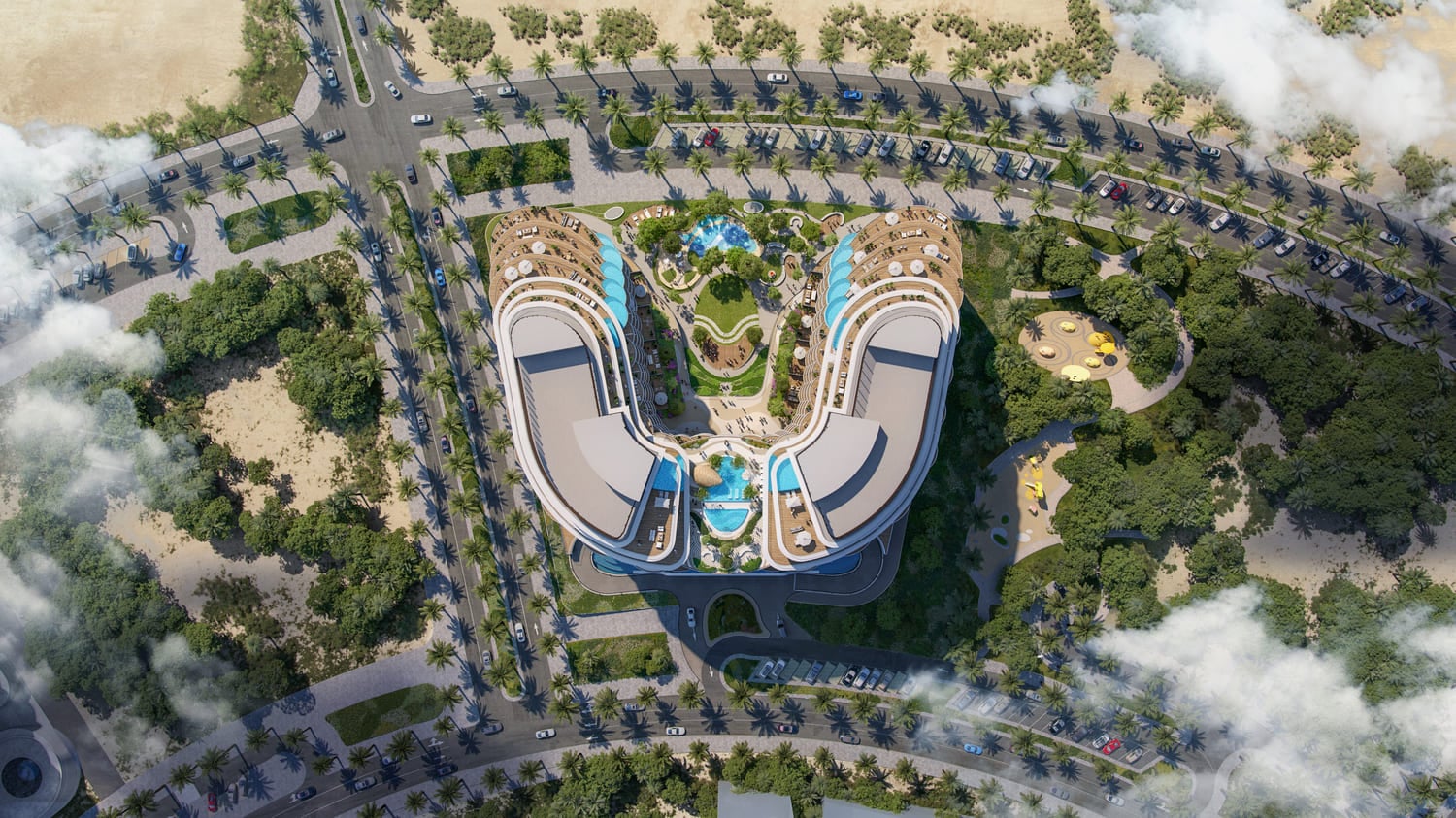 Aqua Arc by BNW Developments, image 1 of 22. Render supplied by developer.
