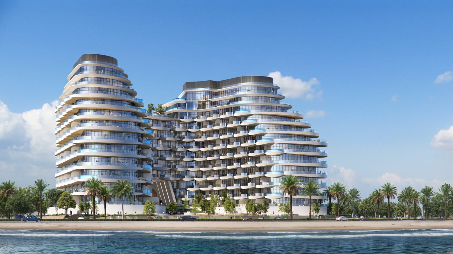 Aqua Arc by BNW Developments, image 2 of 22. Render supplied by developer.