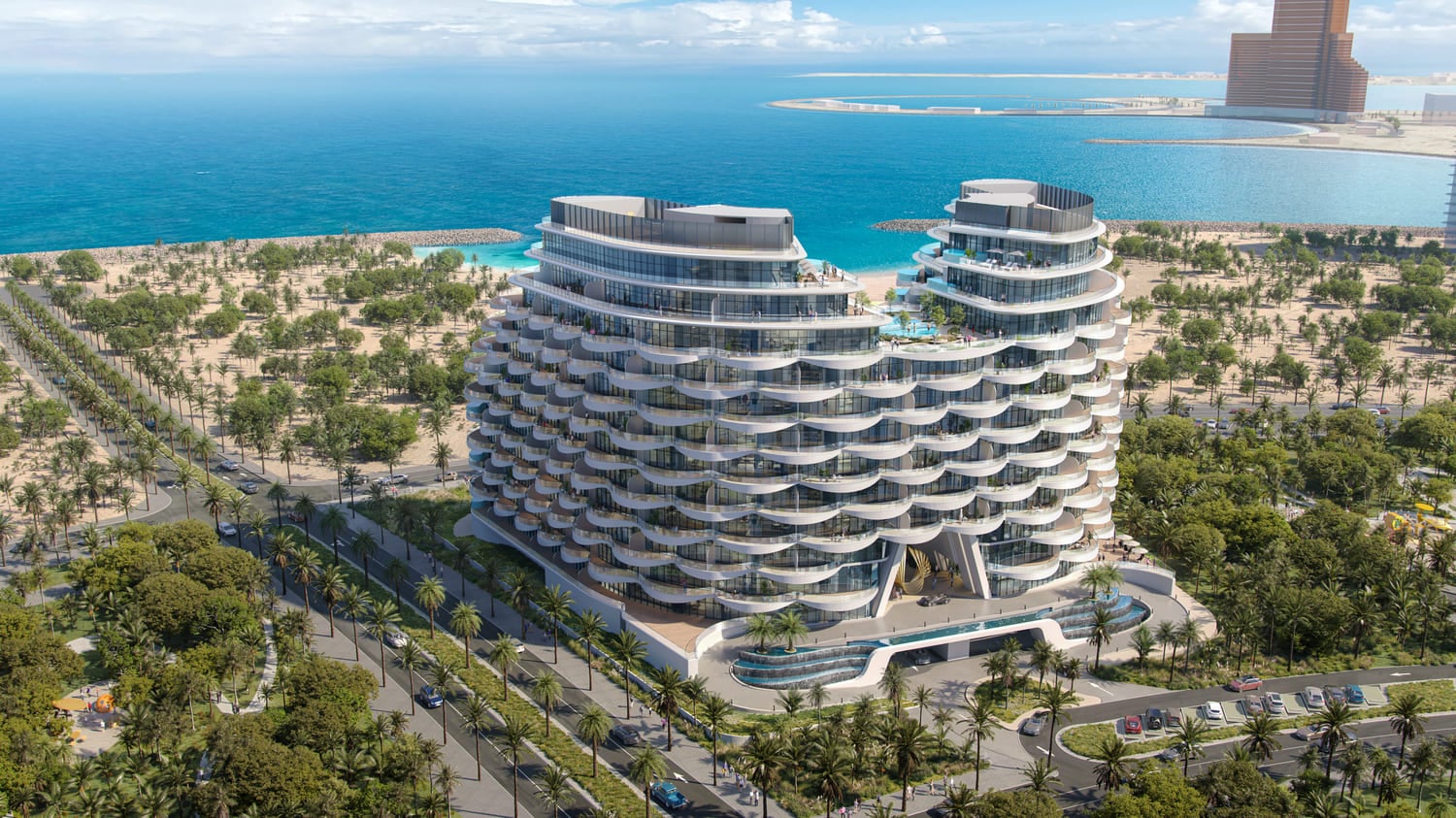 Aqua Arc by BNW Developments, image 6 of 22. Render supplied by developer.