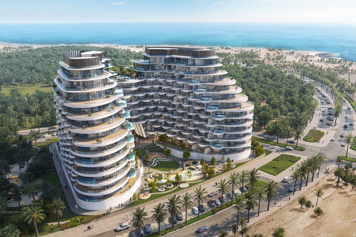 Aqua Arc by BNW Developments, image 7 of 22. Render supplied by developer.