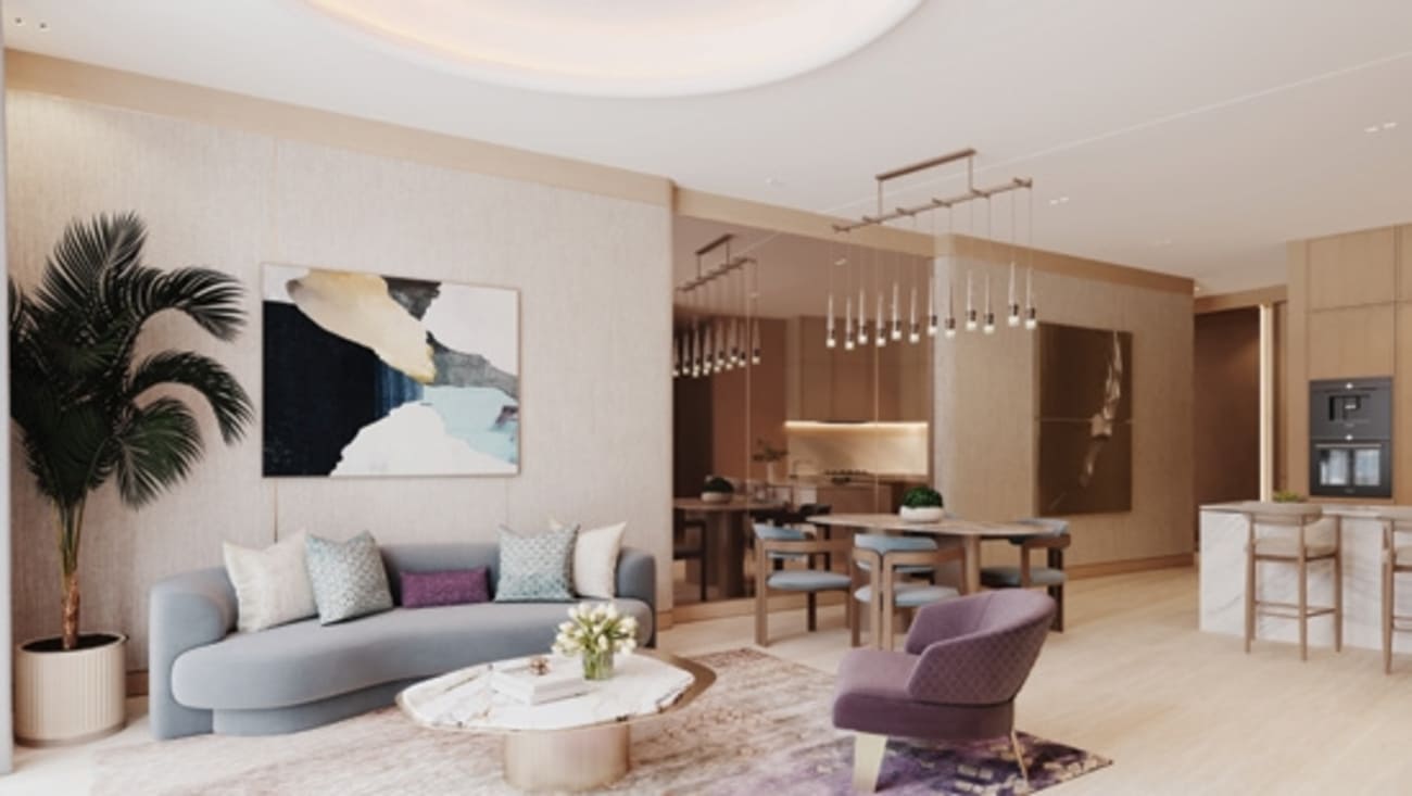 Taj Wellington Mews by BNW Developments, image 14 of 19. Render supplied by developer.